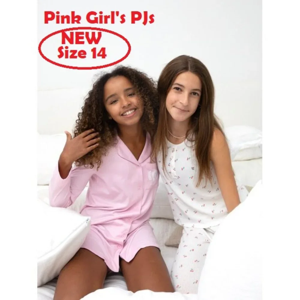 New Girl's Size Large 14 Easter PJs Sleep Shirt Pajamas Slumber Party graduation